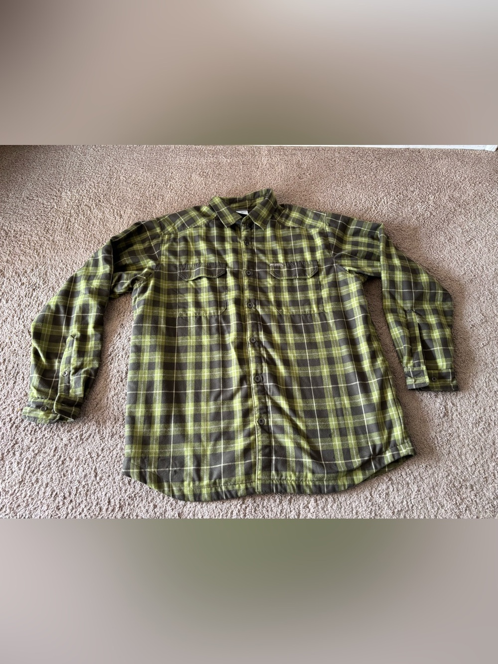 Men’s Columbia Fleece Lined Flannel